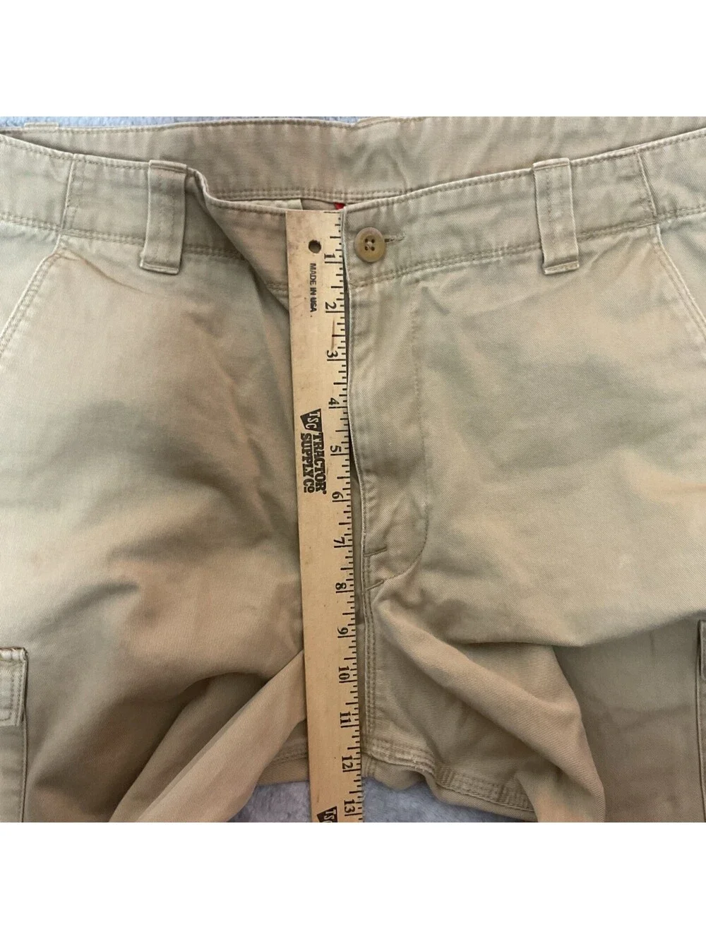 The North Face Cargo Pants Mens 34 Beige Khaki Pockets Outdoor Workwear Casual